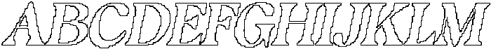 Helavite Pixel Outline otf (400) Font UPPERCASE