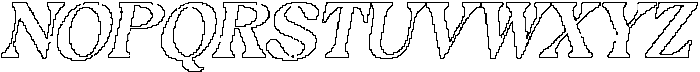 Helavite Pixel Outline otf (400) Font UPPERCASE