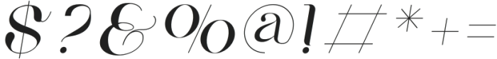 Helcy Italic otf (400) Font OTHER CHARS