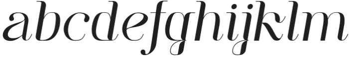 Helcy Italic otf (400) Font LOWERCASE