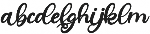 Helegra otf (400) Font LOWERCASE