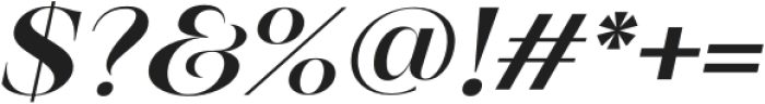 Helica SemiBold Italic otf (600) Font OTHER CHARS