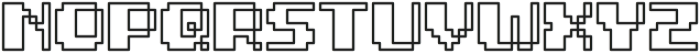 Helicopter Outline otf (400) Font LOWERCASE