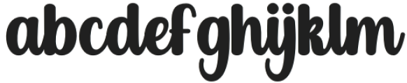 Heligan Script Regular otf (400) Font LOWERCASE