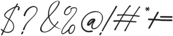 Heligthon Signature Regular otf (400) Font OTHER CHARS