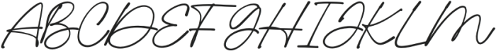 Heligthon Signature Regular otf (400) Font UPPERCASE