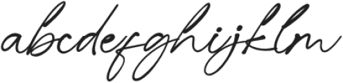 Heligthon Signature Regular otf (400) Font LOWERCASE