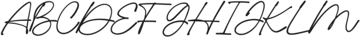 Heligthon Signature Regular ttf (400) Font UPPERCASE