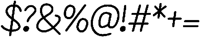 Heliko Script Regular otf (400) Font OTHER CHARS
