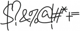 Heliosa Script Regular otf (400) Font OTHER CHARS