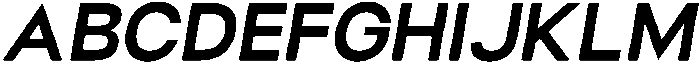 Helix Bold-Italic otf (700) Font UPPERCASE