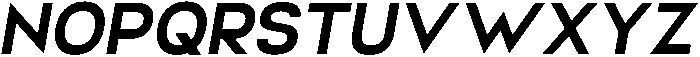 Helix Bold-Italic otf (700) Font UPPERCASE