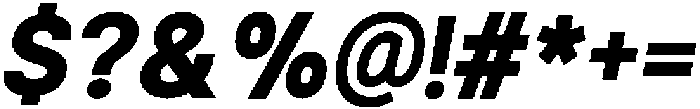 Helix ExtraBold-Italic otf (700) Font OTHER CHARS