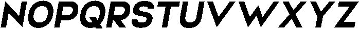 Helix ExtraBold-Italic otf (700) Font UPPERCASE