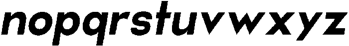Helix ExtraBold-Italic otf (700) Font LOWERCASE