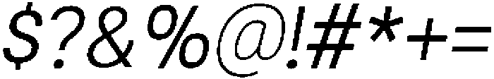 Helix ExtraLight-Italic otf (200) Font OTHER CHARS