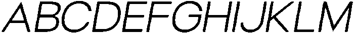 Helix ExtraLight-Italic otf (200) Font UPPERCASE