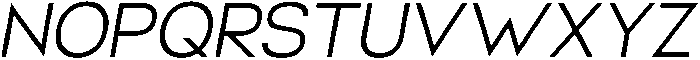 Helix ExtraLight-Italic otf (200) Font UPPERCASE