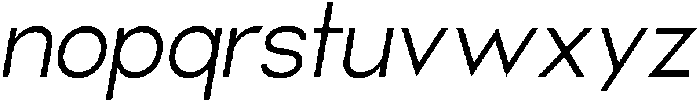 Helix ExtraLight-Italic otf (200) Font LOWERCASE