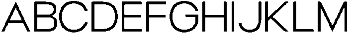 Helix ExtraLight otf (200) Font UPPERCASE