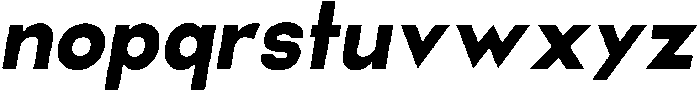 Helix Heavy-Italic otf (800) Font LOWERCASE