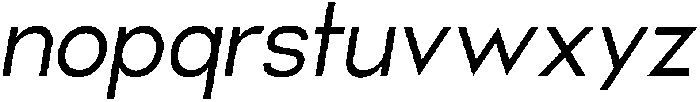 Helix Light-Italic otf (300) Font LOWERCASE