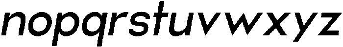 Helix Medium-Italic otf (500) Font LOWERCASE