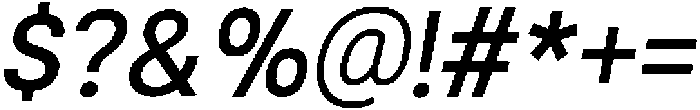 Helix Regular-Italic otf (400) Font OTHER CHARS