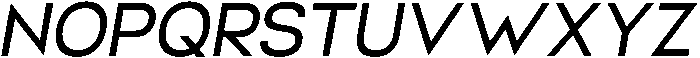 Helix Regular-Italic otf (400) Font UPPERCASE
