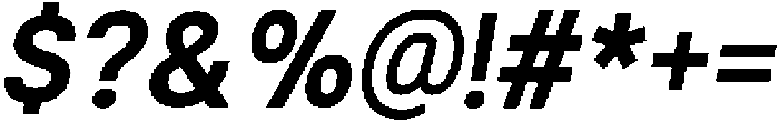 Helix SemiBold-Italic otf (600) Font OTHER CHARS