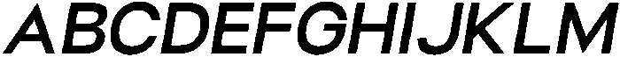 Helix SemiBold-Italic otf (600) Font UPPERCASE