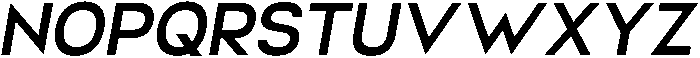 Helix SemiBold-Italic otf (600) Font UPPERCASE