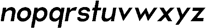 Helix SemiBold-Italic otf (600) Font LOWERCASE