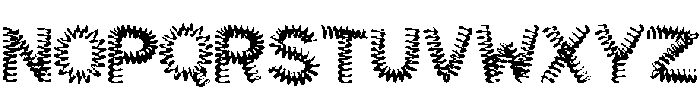 Helix Spring Bitmaps otf (400) Font UPPERCASE