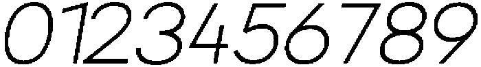 Helix Thin-Italic otf (100) Font OTHER CHARS
