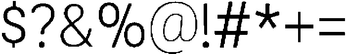 Helix Thin otf (100) Font OTHER CHARS