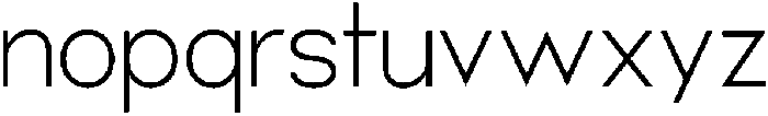Helix Thin otf (100) Font LOWERCASE