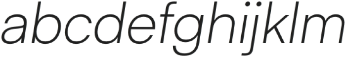 Helixa Light Italic otf (300) Font LOWERCASE