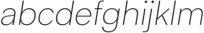 Helixa Thin Italic otf (100) Font LOWERCASE