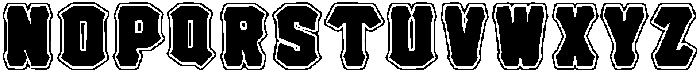 Hell Forge College otf (400) Font UPPERCASE