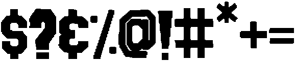 Hell Forge Stacked otf (400) Font OTHER CHARS