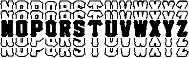 Hell Forge Stacked otf (400) Font LOWERCASE