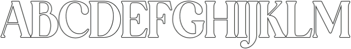 HellaInstegraOutline-Regular otf (400) Font UPPERCASE