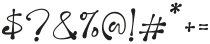 Hellasta Signature otf (400) Font OTHER CHARS