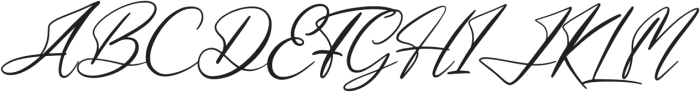 Helleglone Signature Regular otf (400) Font UPPERCASE