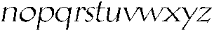 Hellen-Oblique otf (400) Font LOWERCASE