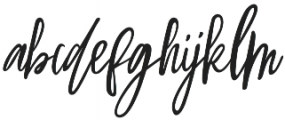 Helliebrie otf (400) Font LOWERCASE