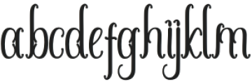 Helliya otf (400) Font LOWERCASE