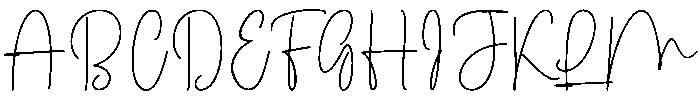 Hello August otf (400) Font UPPERCASE