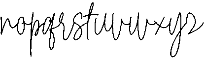 Hello August otf (400) Font LOWERCASE